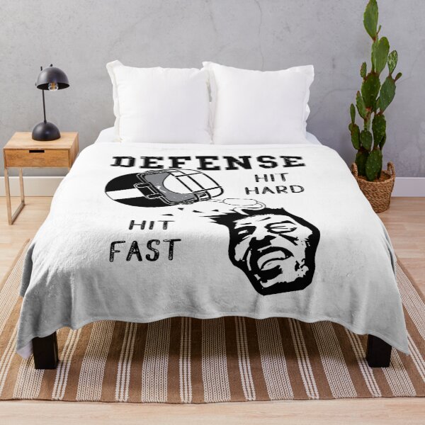 Item preview, Football Player Defense Hit Hard by Football Fan Gifts designed and sold by oberdoofus.