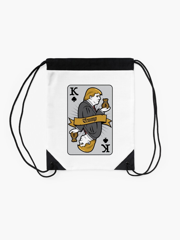 Alternate view of Donald Trump Card Drawstring Bag