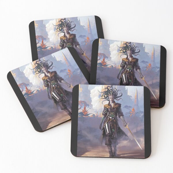 Item preview, Vraska Planeswalker - Gorgon - Medusa - Pirate Queen designed and sold by FantasyCentral.