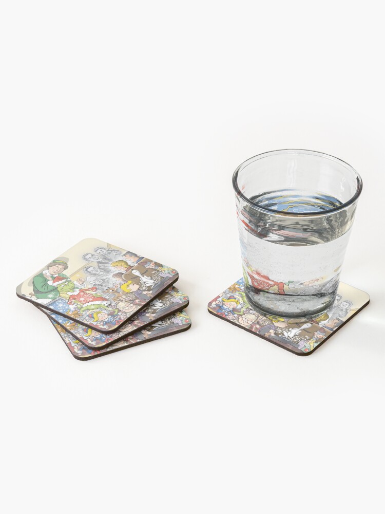 Alternate view of Christmas Classic characters Coasters (Set of 4)