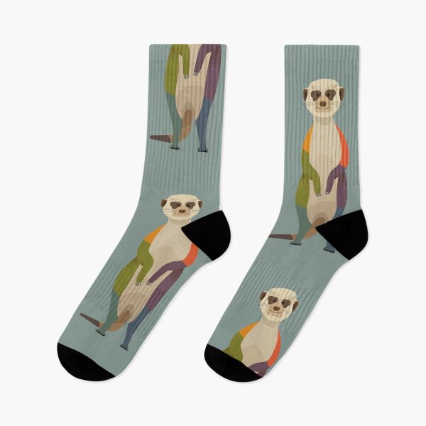 Aperçu de l'œuvre Bonjour les suricates créée et vendue par printedsparrow.