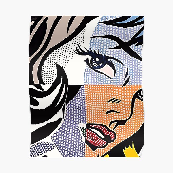virtueller roy lichtenstein Poster