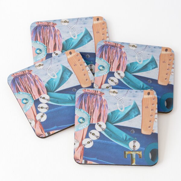 Item preview, Six String Guitars Tuned into Octaves of Turquoise Blues designed and sold by Deborah Coulter.