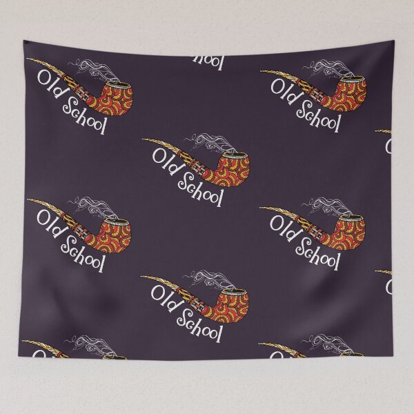 Item preview, Old School Smoking Pipe Tobacco Smokers design designed and sold by doodabobs.