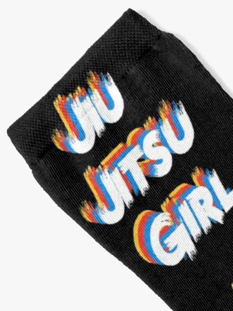 Funny Karate Girl Martial Arts Kickboxing Gift for Girls design | Socks