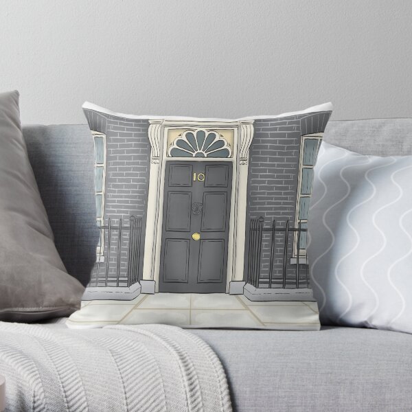 Number 10 Downing Street Throw Pillow