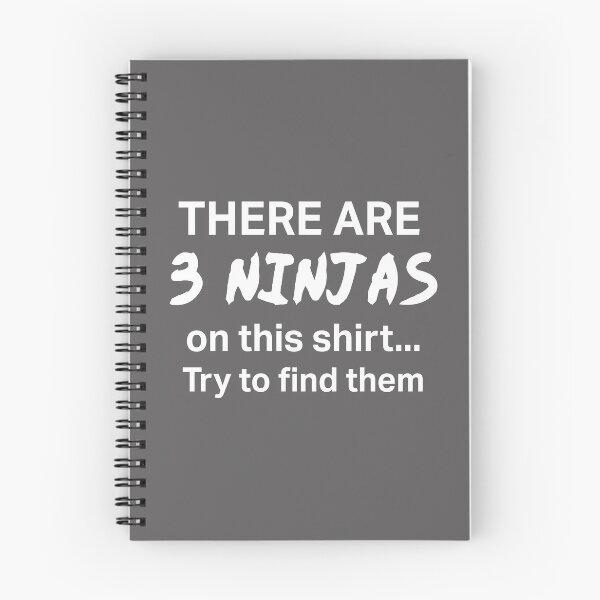 Item preview, Funny 3 ninjas design for geeks and nerds (and kids!) designed and sold by LGamble12345.