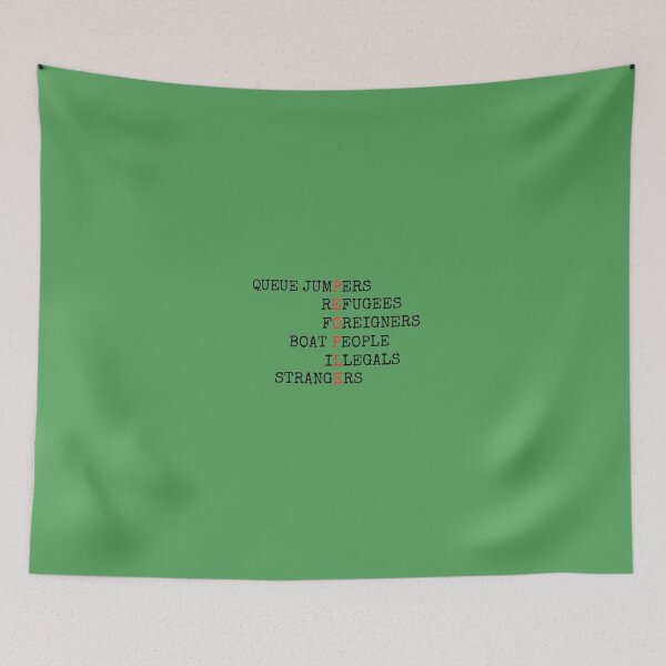Item preview, REFUGEES ARE PEOPLE designed and sold by Rob Price.