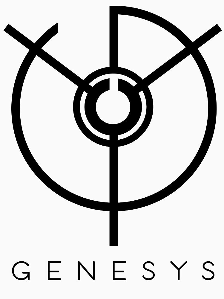"Genesys Logo - Black" T-shirt by jsessa | Redbubble