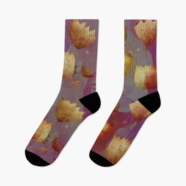 Item preview, Gold flowers designed and sold by artbyjosesarang.
