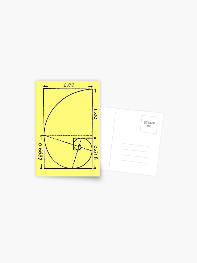 Thumbnail 1 of 2, Postcard, The Golden Spiral designed and sold by wanungara.