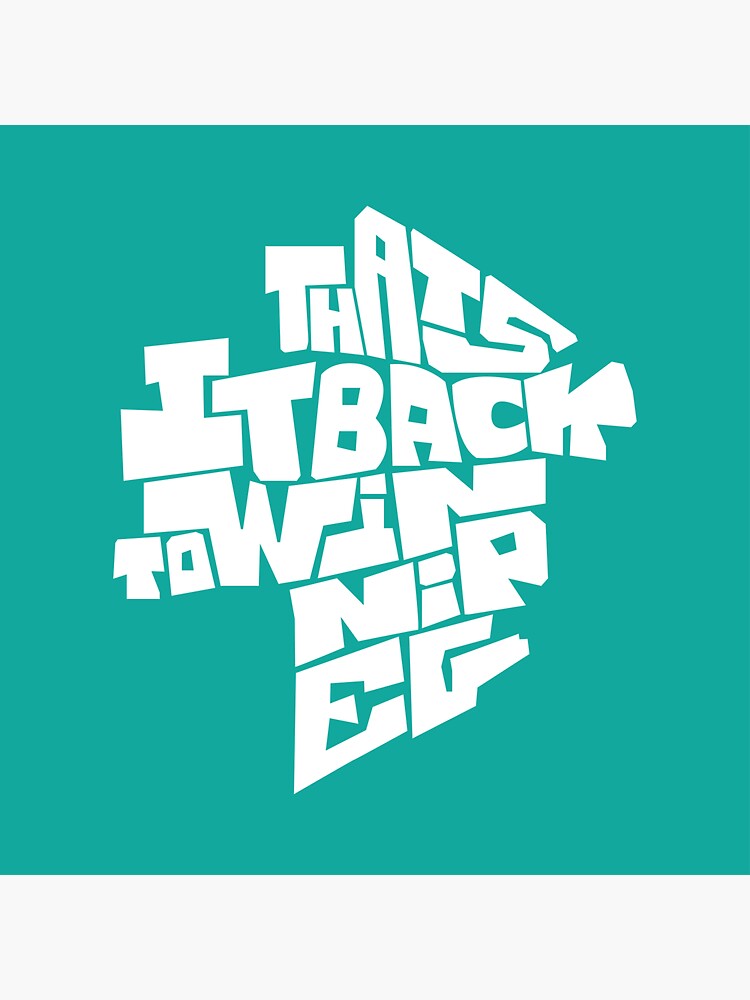 Thumbnail 3 of 3, Sticker, Back to Winnipeg designed and sold by itsmidnight.