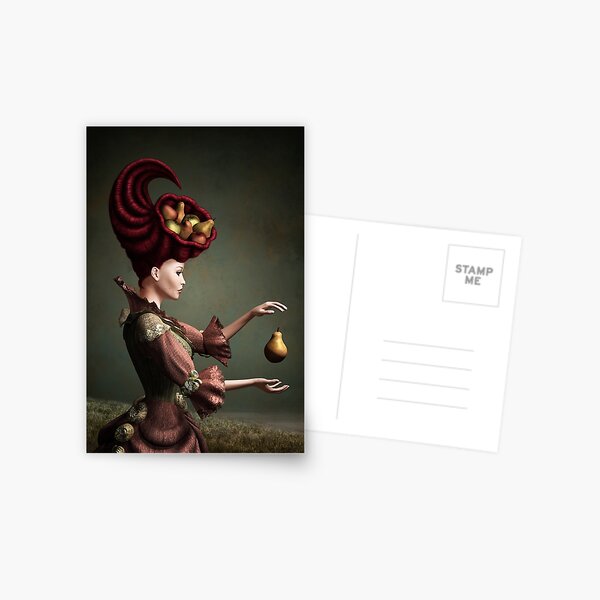 Madam Fruit and the levitating pear Postcard