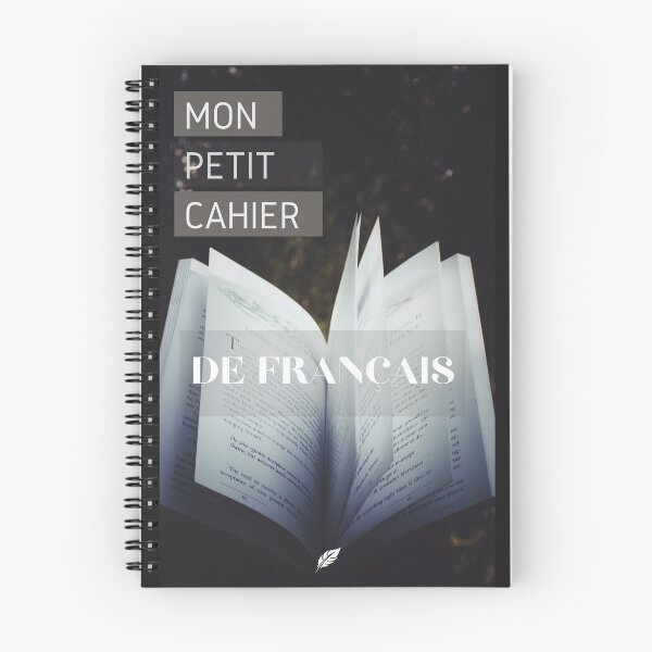 Item preview, French notebook - La petite rédac designed and sold by Lapetiteredac.