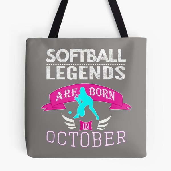 Item preview, Softball legends are born in October designed and sold by LGamble12345.
