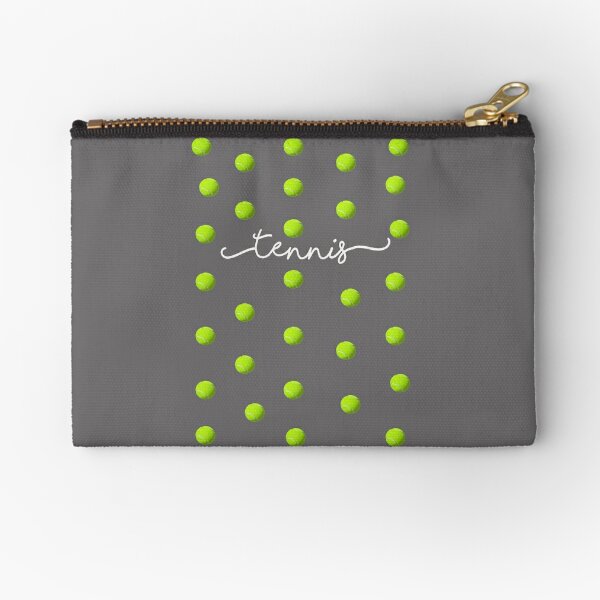 Funny Tennis Racquets And Tennis Balls Printed Leather Wallet Women Zip Purse Clutch Bag Travel Credit Card Holder Purse