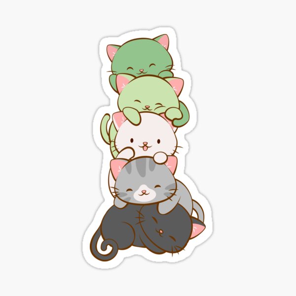 Aroace pfp/icon!! Cute aroace pfp with kitty （＾ν＾）