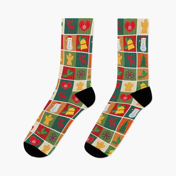 Item preview, Christmas Icons Quilt Style designed and sold by BigAl3D.