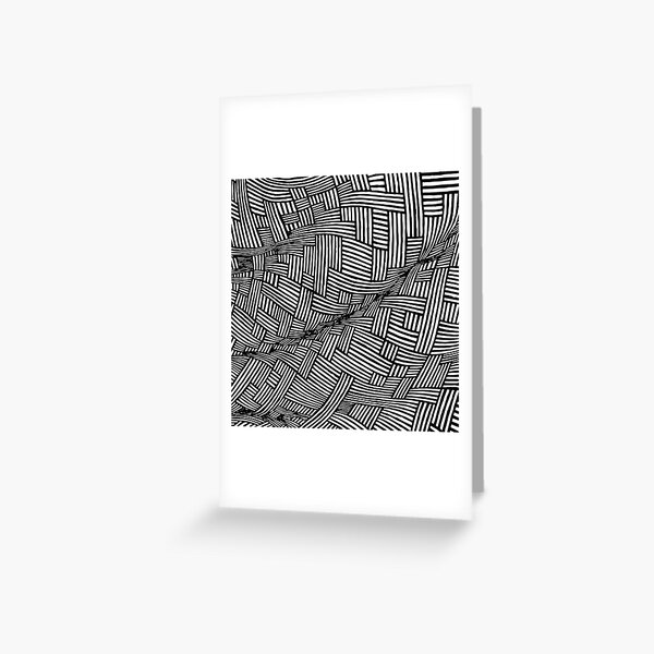 Undulating Plane Greeting Card