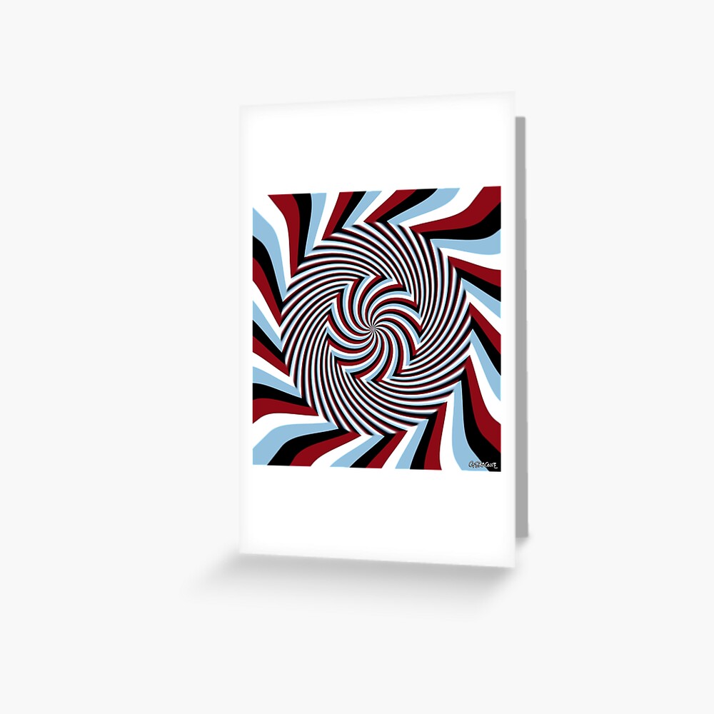 Dark Hypnosis (Bhakti) Greeting Card