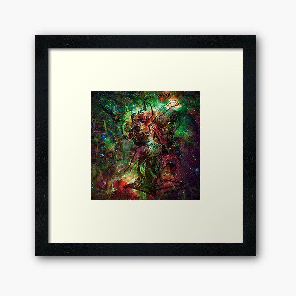 When The Stars Are Right - The Heart and Soul Nebulae in Cassiopeia Framed Art Print