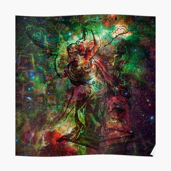 When The Stars Are Right - The Heart and Soul Nebulae in Cassiopeia Poster
