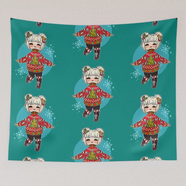 Item preview, Ugly Christmas Sweater Chibi designed and sold by heysoleilart.