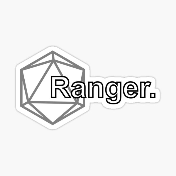 Simple D&D Ranger Class Sticker
