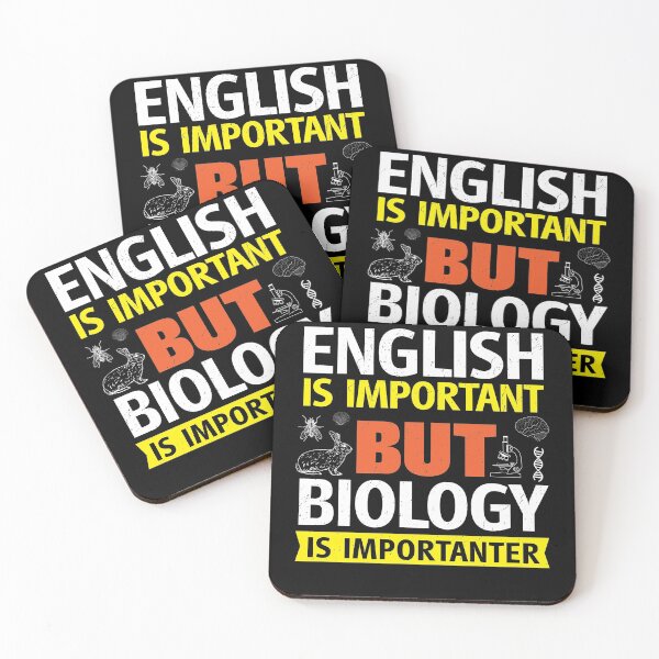 Item preview, English Is Important But Biology is Importanter designed and sold by d247.