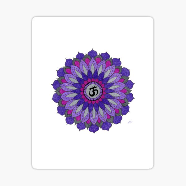 Crown Chakra Mandala Sticker