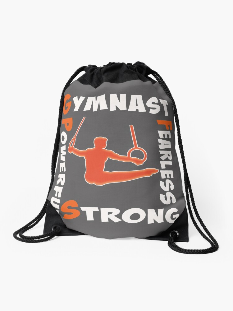 gymnastics drawstring bag