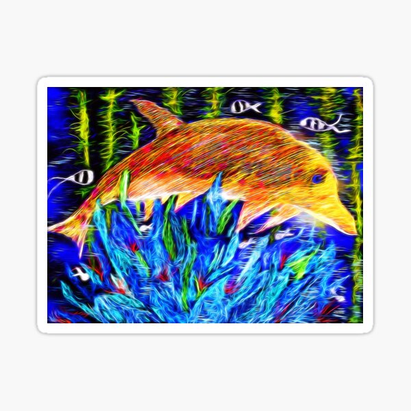Let all creatures of the deep praise the Lord Sticker
