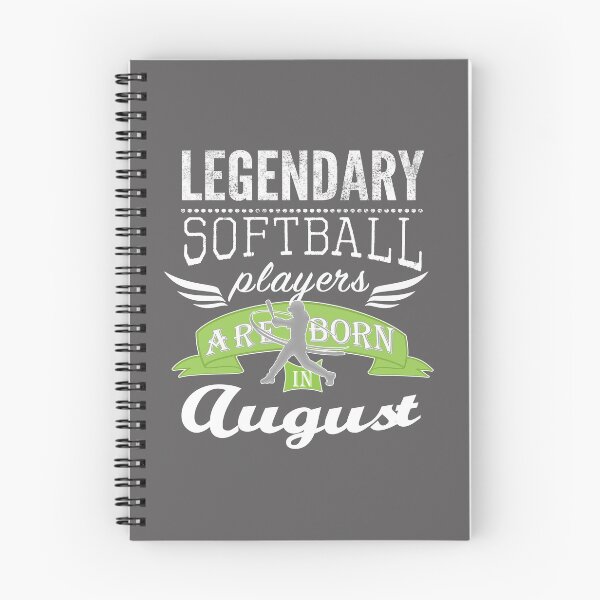 Item preview, Legendary Softball players are born in August boys designed and sold by LGamble12345.