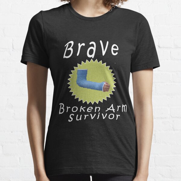 Cool Brave Broken Arm Survivor Gift para niños Camiseta esencial