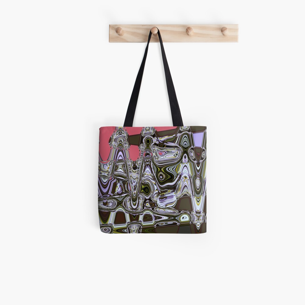 Psychedelic Purple Pop Tote Bag
