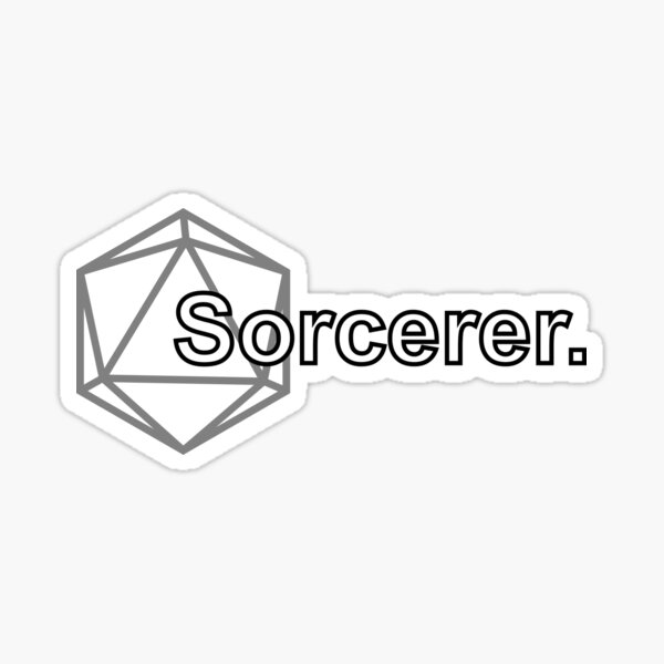 Simple D&D Sorcerer Class Sticker