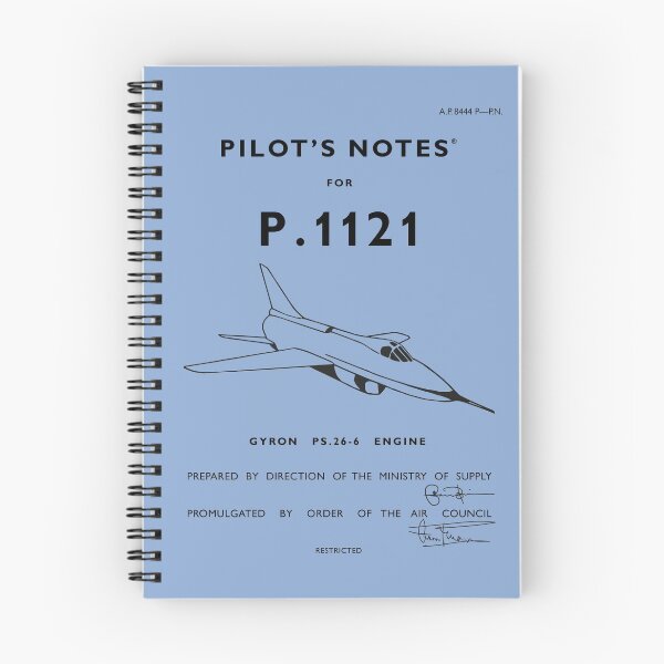 Item preview, Pilot's Notes for P.1121 designed and sold by Project Cancelled.