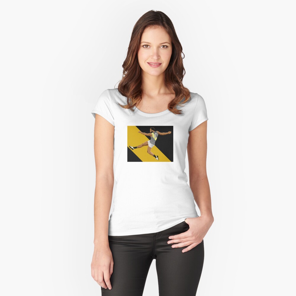 Item preview, Fitted Scoop T-Shirt designed and sold by BustaBrooza.