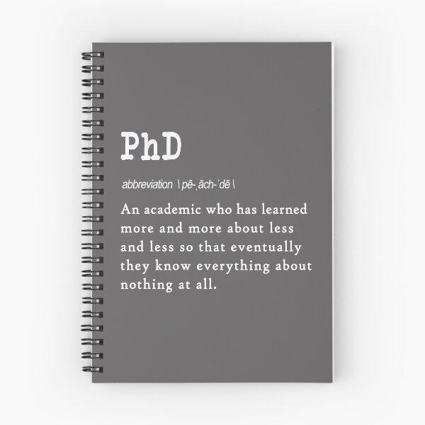 Item preview, Funny PhD definition gift design for graduates designed and sold by LGamble12345.