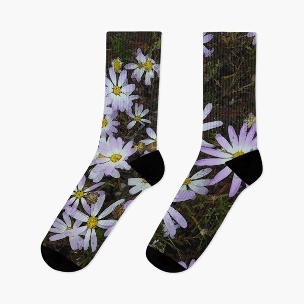 Item preview, Mauve Daisys at Meelup designed and sold by Leonie Mac Lean.
