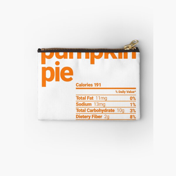 Item preview, Funny Pumpkin Pie Nutrition Facts, Funny Turkey Day Holiday designed and sold by Space Fox.