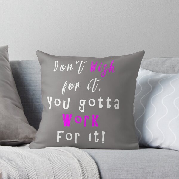 Item preview, Awesome Dont' wish for it Work for it design for girls designed and sold by LGamble12345.