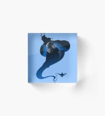 The Genie and the Moon Acrylic Block