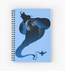 The Genie and the Moon Spiral Notebook