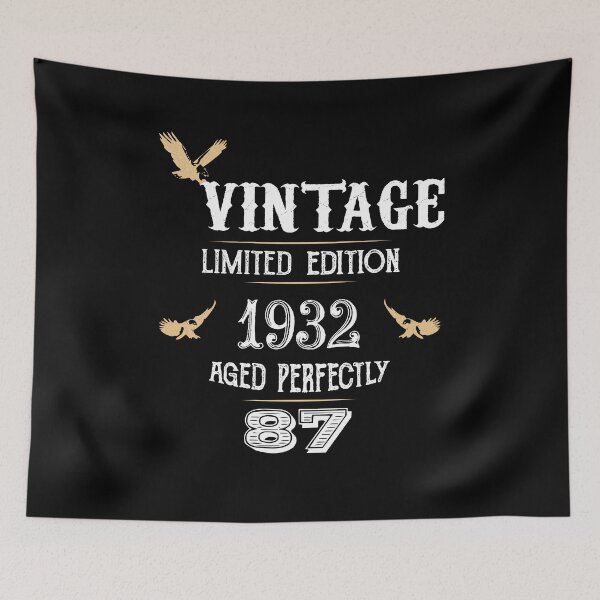 Item preview, Vintage 1932 - 87th Birthday Gift For Men designed and sold by nemo-shop.
