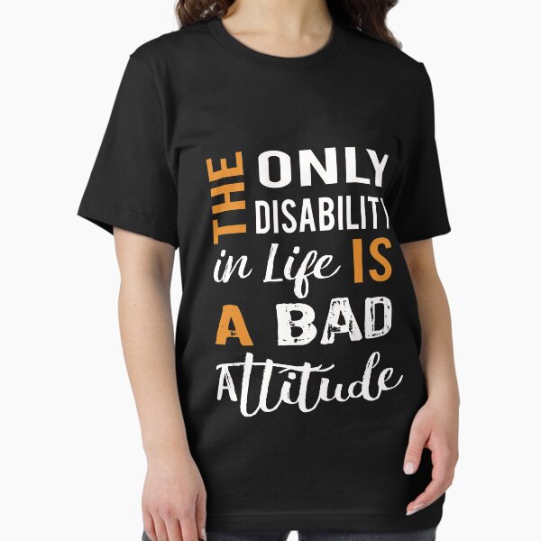 Item preview, Awesome disability bad attitude gift for handicapped designed and sold by LGamble12345.