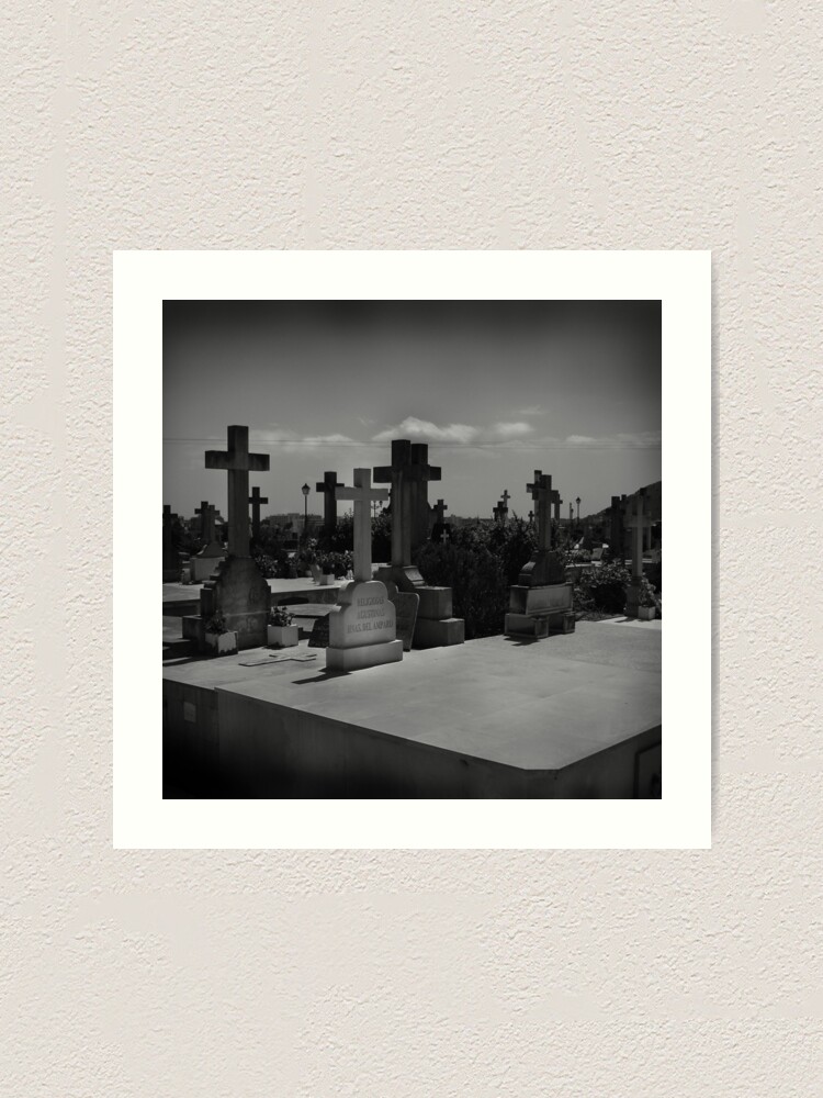 Alternate view of Spanish Graveyard Art Print