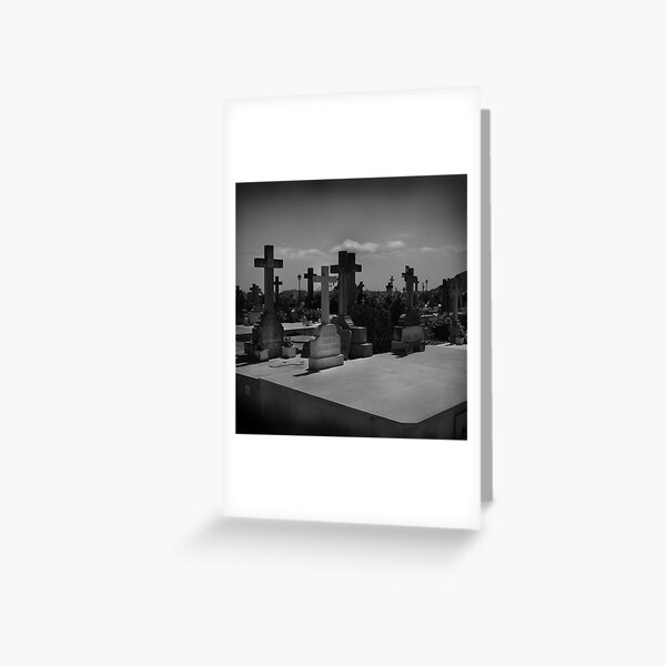 Spanish Graveyard Greeting Card