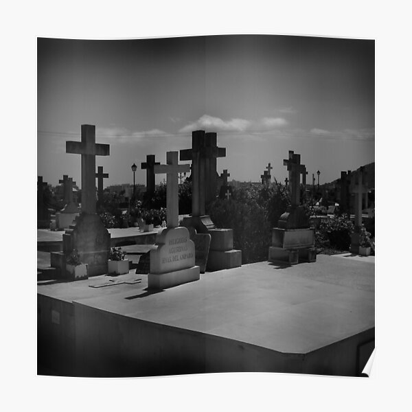 Spanish Graveyard Poster