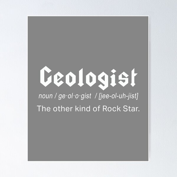 Item preview, Funny Geologist definition on acdc font designed and sold by LGamble12345.